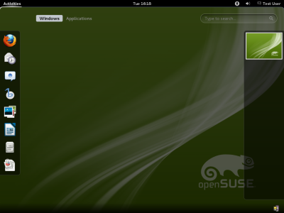 OpenSuse GNOME 12.1