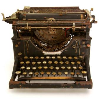 An old typewriter